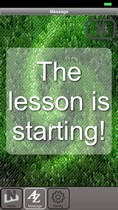 Text message displayed on Net Control 2 Android/iPhone/iPad device