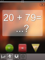 A question sent by a teacher is displayed in the classroom