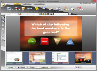 Net Control 2 Classroom - Screenshot View
