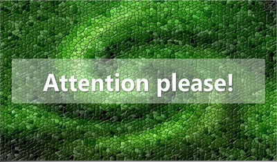 Full-screen message on a student computer