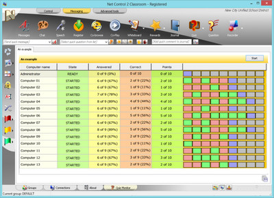 Net Control 2 Classroom - Quiz Monitor
